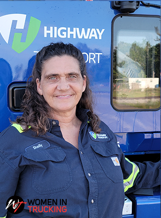 Highway Transport Lake Charles driver Shelly, Women in Trucking
